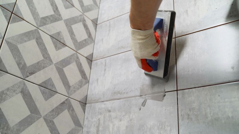 Tile Floor Reglazing detail